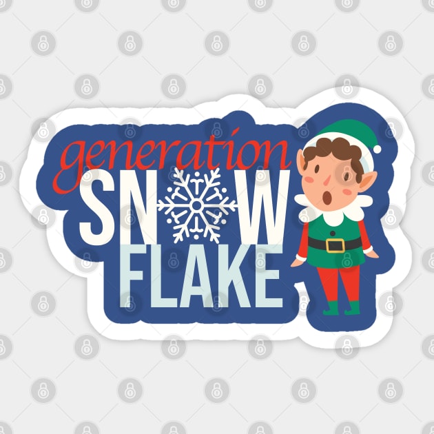 Generation Snowflake Sticker by CoinRiot